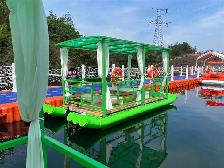 bamboo electric boat