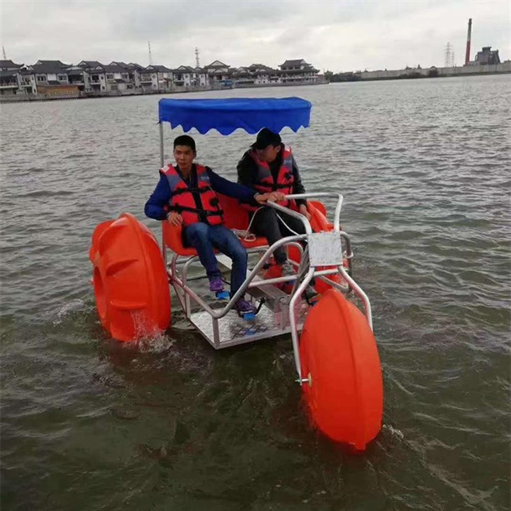 water bike with rain cover_